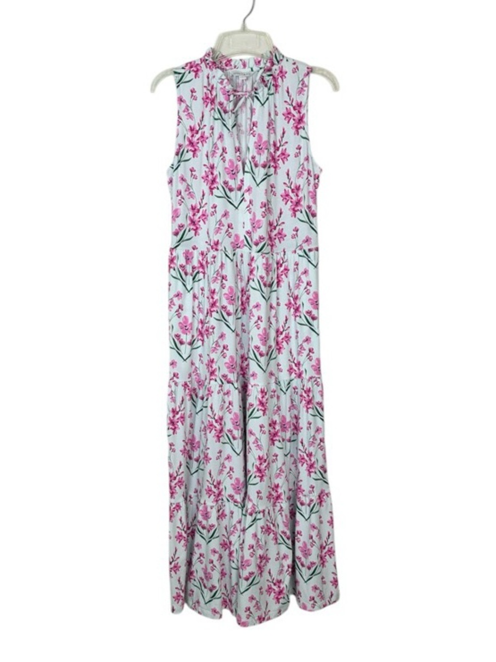 Floral Maxi Dress with Pockets Size Small